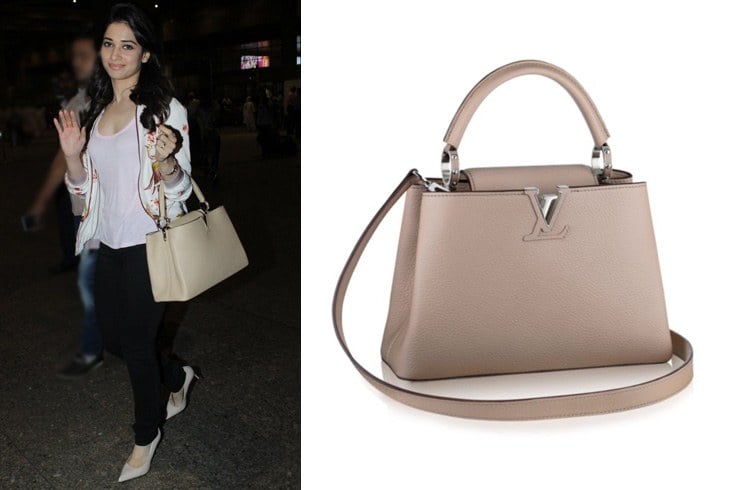 Tamannaah Bhatia Louis Vuitton satchel