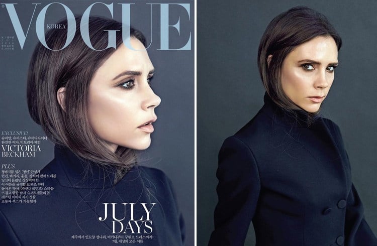 Victoria Beckham on Vogue July 2016 Korea Magazine