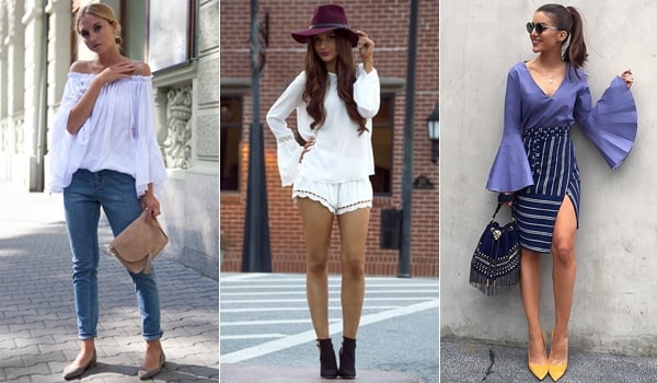Chic Hot Ways To Sport Bell Sleeve Pattern Trends This Summer
