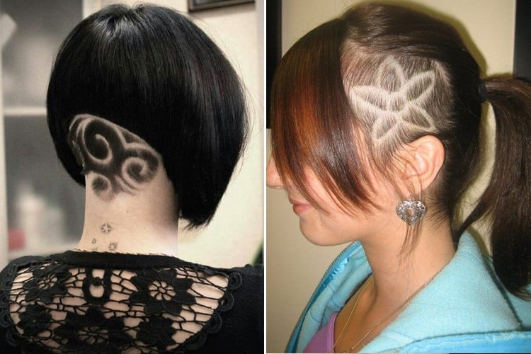 Womens Hair Tattoo Designs