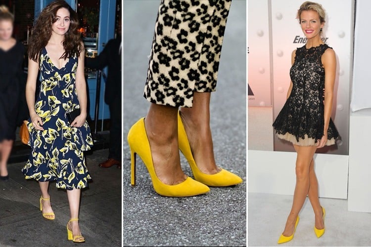 Yellow Footwear Trend