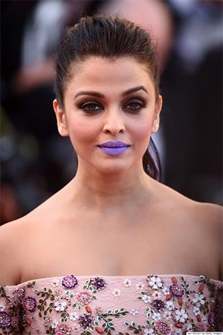 Aishwarya Rai in Blue Lipstick