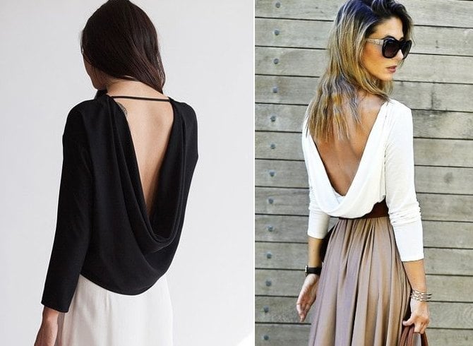 Backless Tops Girls