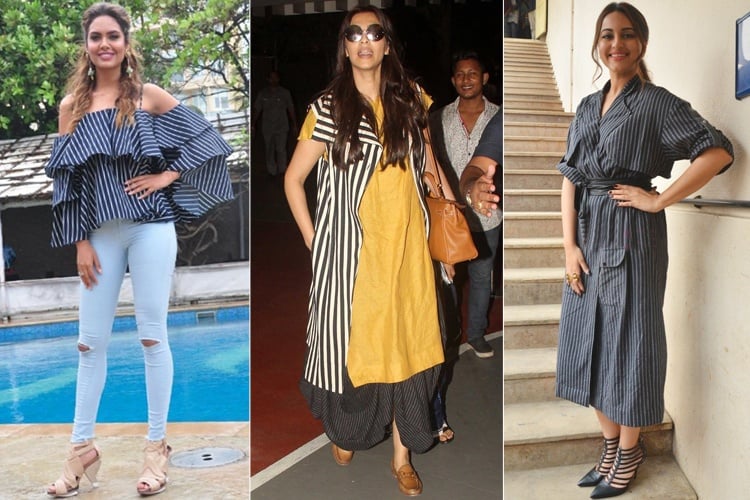 Bollywood Celebs In Stripes