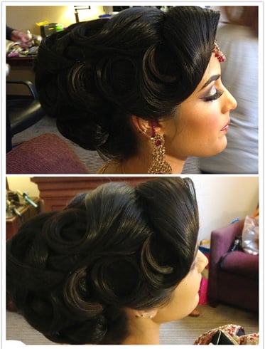 60+ Traditionelle indische Brautfrisuren für Ihre Hochzeit  