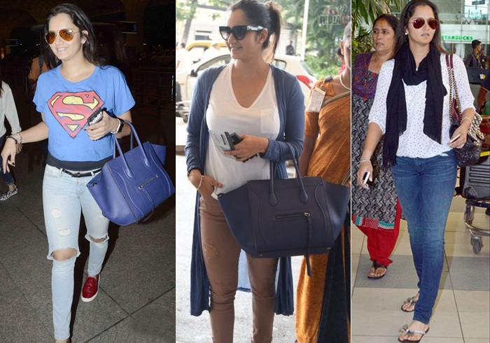 Sania Mirza At Airport