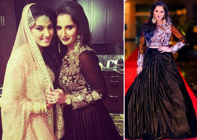 Sania Mirza In Manish Malhotra