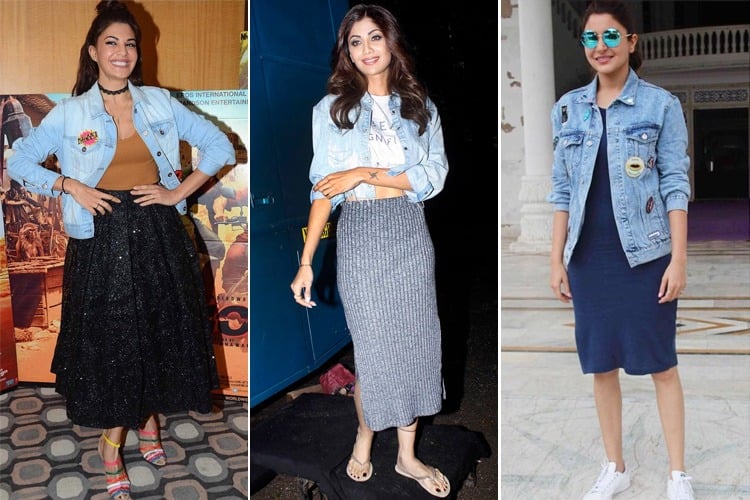 Bollywood Celebs Denim Jackets Look