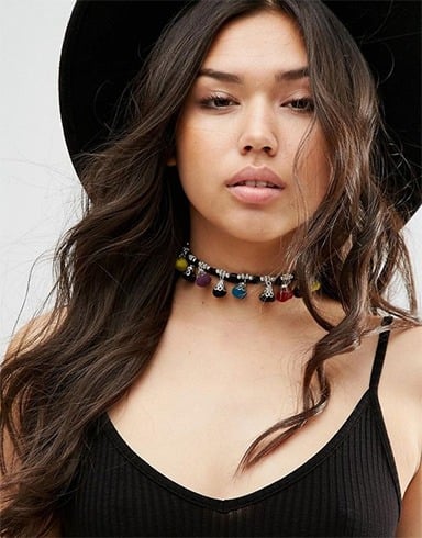 Beaded Choker Necklace