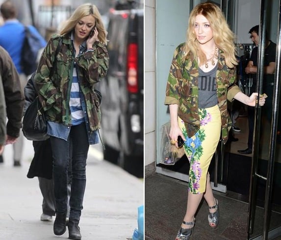 denim jacket fashion by celebrities