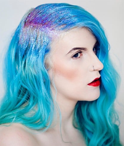 Hair Glitter Roots Is The Latest Hair Accessory Fad