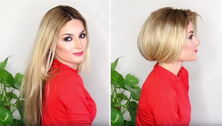 How To Make Long Hair Look Short How To Make Long Hair Look Short
