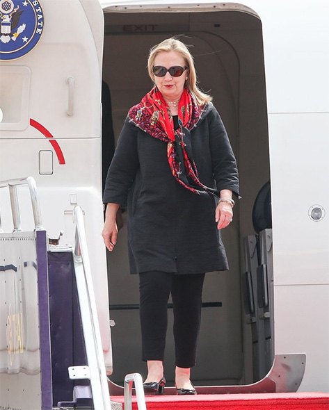 Hillary Clinton in Black