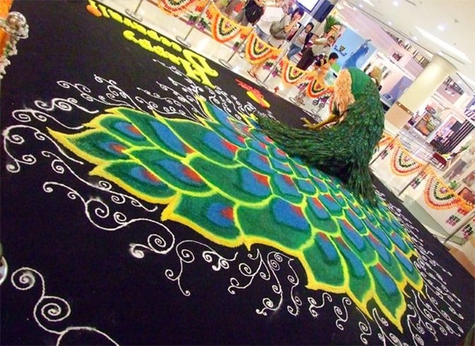 Latest Rangoli Designs for Competition