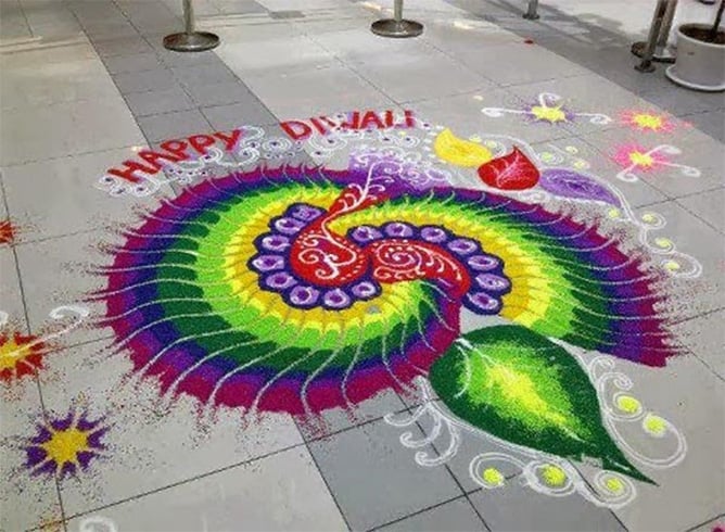 Latest Rangoli Designs Images