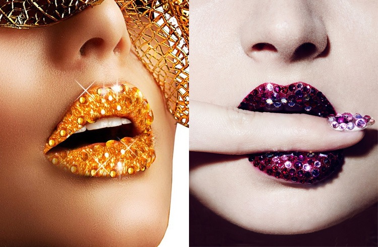 Rhinestone Lips