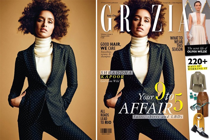 Shraddha Kapoor On Grazia India August 2016