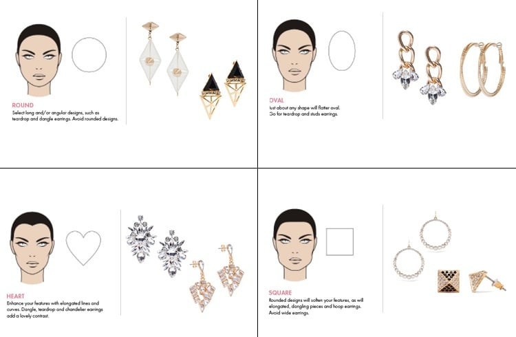 Types Of Earrings For Face Shapes
