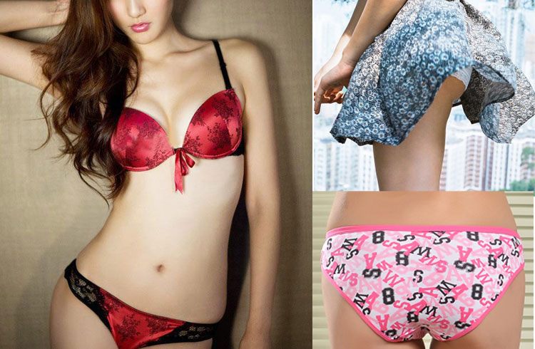 Underwear mistakes for woman
