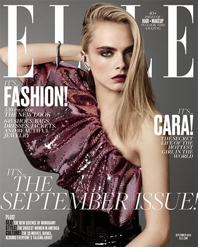 Cara Delevingne for Elle