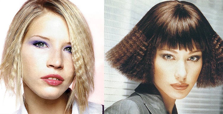 Crimped Short Hairstyles