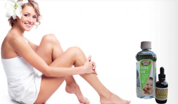 Iodine Baby Oil Hair Removal