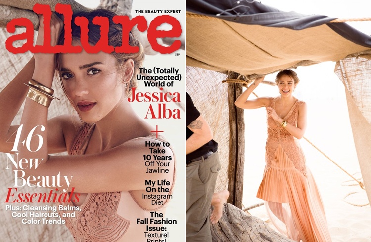 Jessica Alba for Allure Magazine