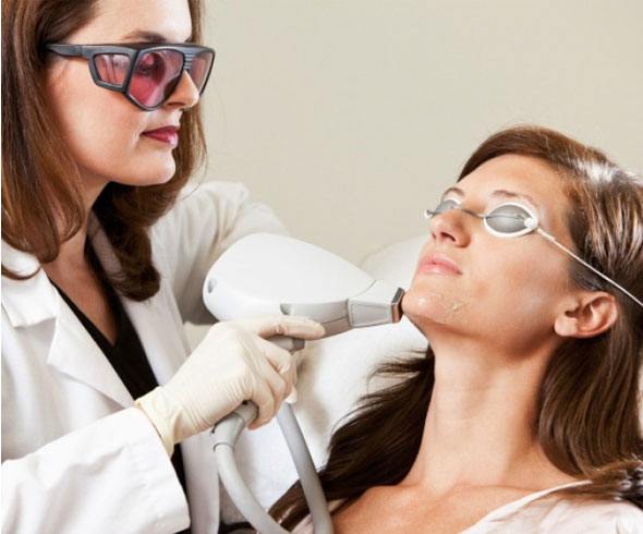 Laser hair removal treatment