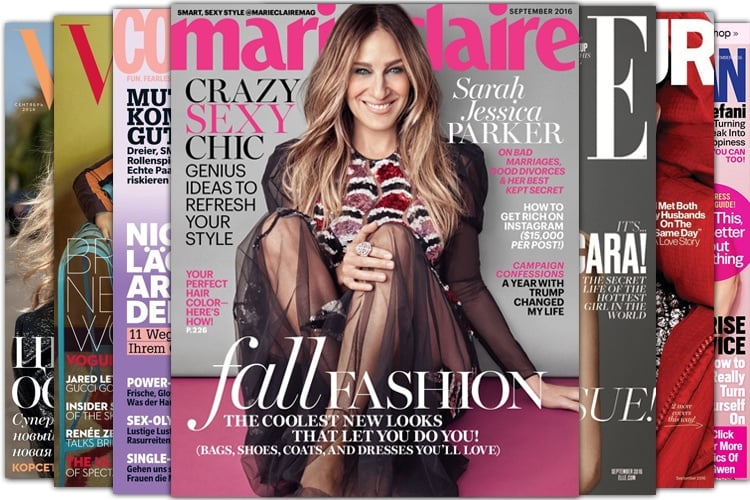 Magazine Covers Of September 2016