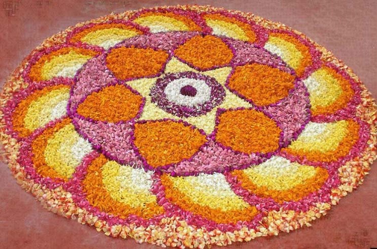 Onam Pookalam Photos