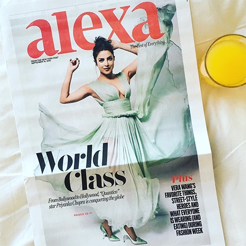 Priyanka Chopra In New York Posts Alexa