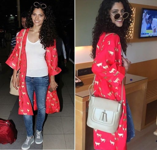 Saiyami Kher Airport Fashion