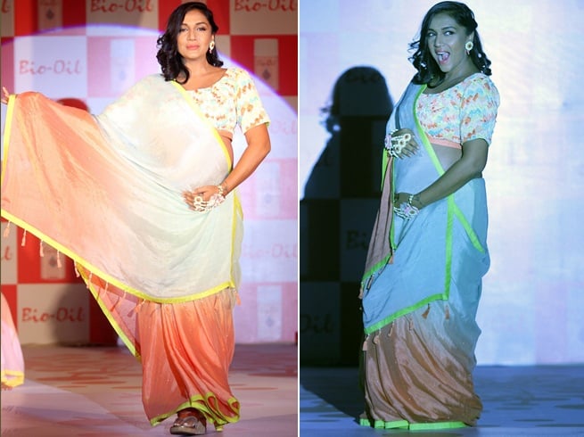 Shveta Salve ramp walk during pregnancy