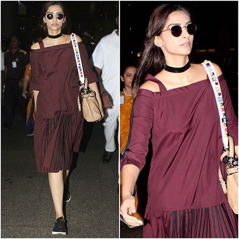 Sonam Kapoor Airport Fashion styles