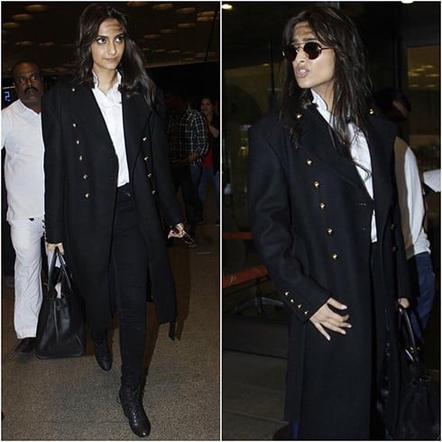 Sonam Kapoor Airport Fashion