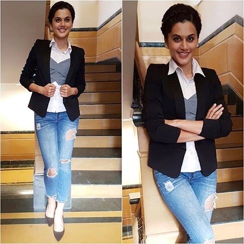 Tapsee Pannu In Denims