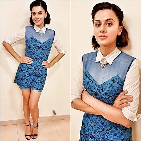 Tapsee Pannu In Sandro Paris and Zara