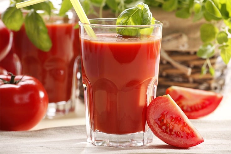 Tomato Juice for Skin
