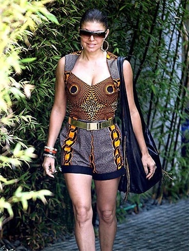 African print dress