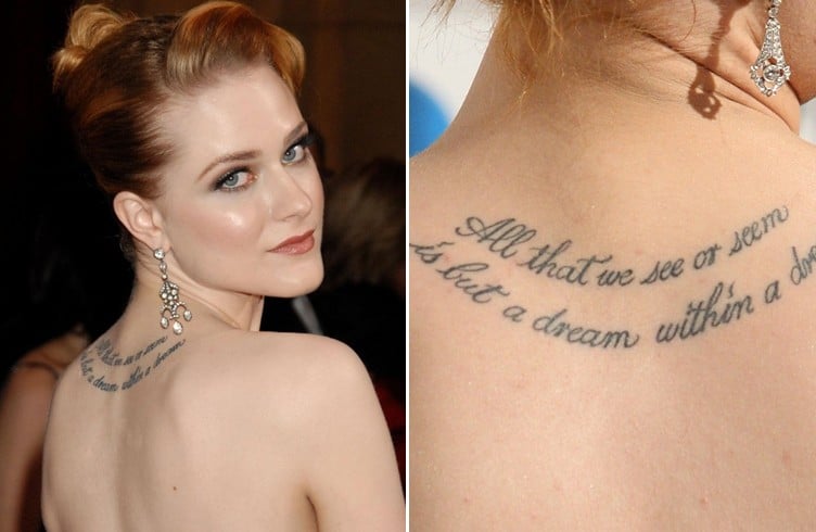 Pretty Celebrity Tattoos With Meanings, To Take Inspiration From