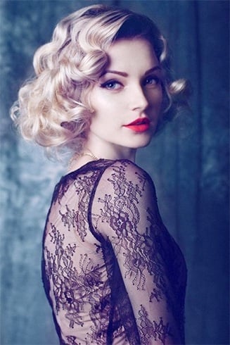 vintage hairdos for long hair