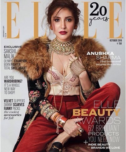 anushka sharma on elle