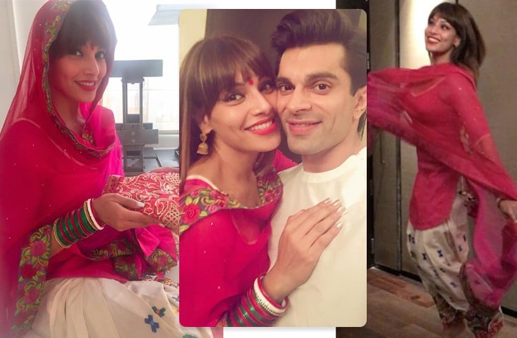 Bipasha Basu Dresses For Karva Chauth