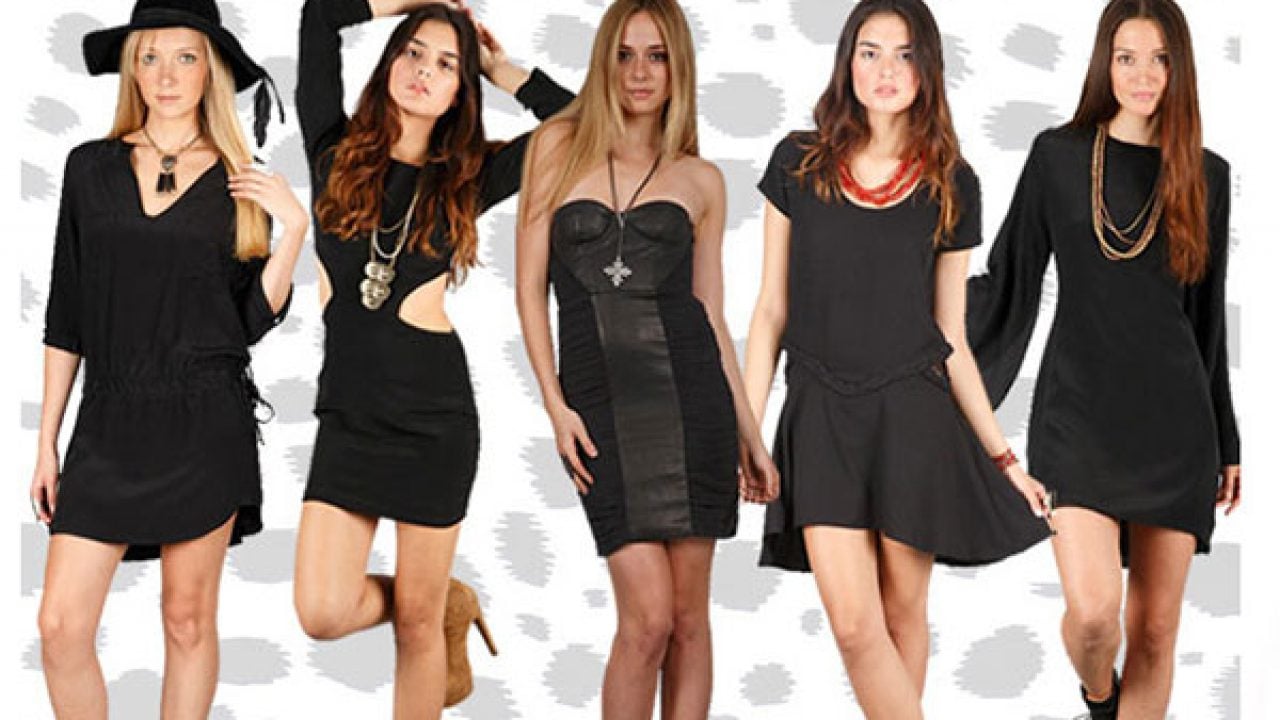 how to accessorise a black dress