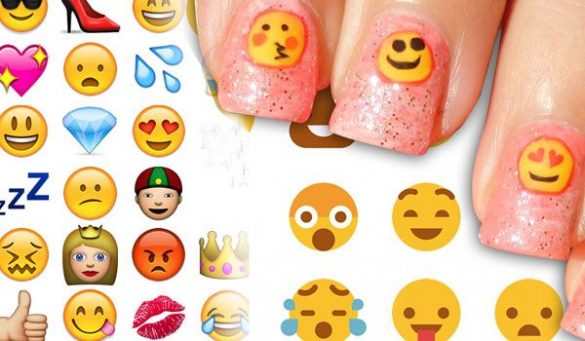 Emoji Nail Art Designs