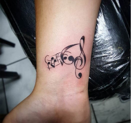 50 Cool Music Tattoos For Men 2023  Music Notes Ideas