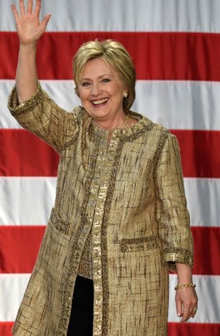 hillary glod dress