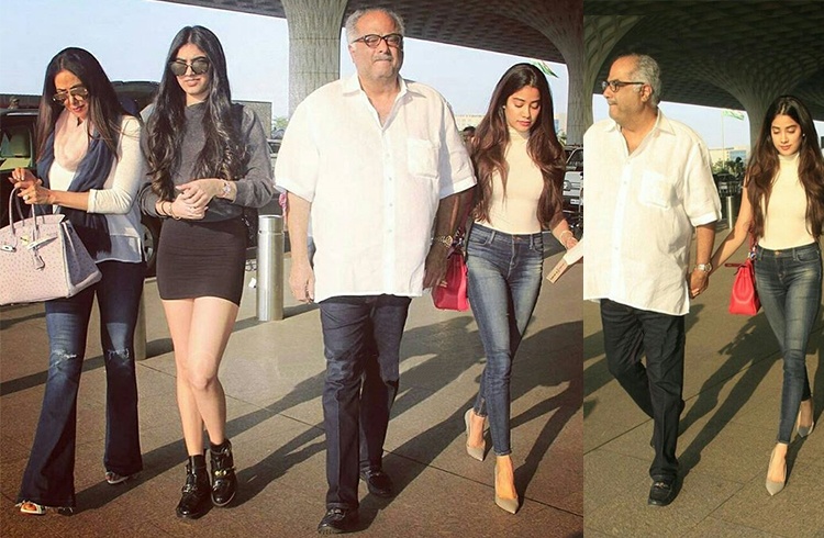 Jhanvi Kapoor Airport Styles