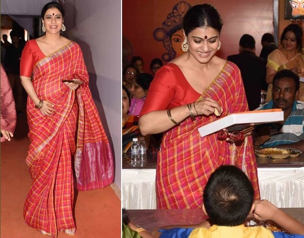 Kajol At Durga Puja