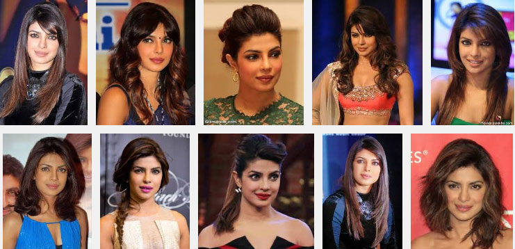 Priyanka Chopra Hairstyles